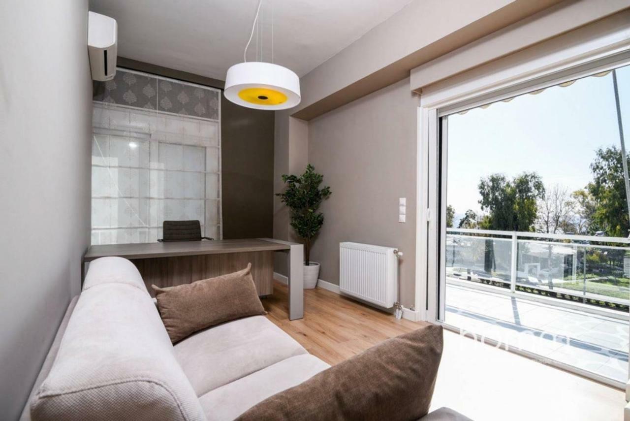 142M² Bright Alimos Apartment With Marina View Extérieur photo