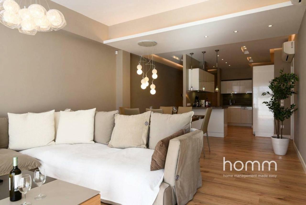 142M² Bright Alimos Apartment With Marina View Extérieur photo